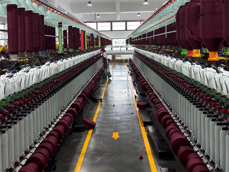 Ring Spindle Bobbin Dual Color Fancy Twisting Machine factory